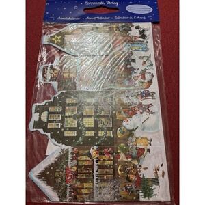 Nostalgic Leporello Houses Coppenrath Advent Calendar Glitter Standup Germany
